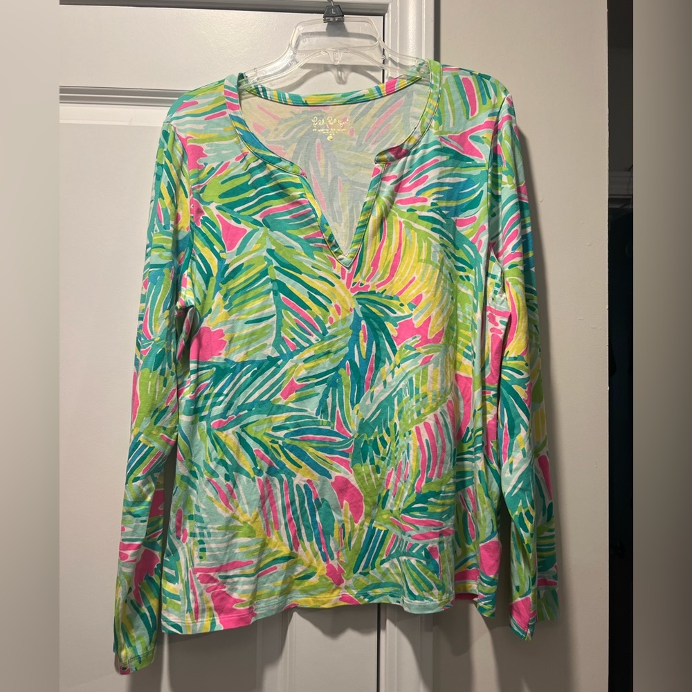Lilly Pulitzer Kayleigh Top Tropical Storm
